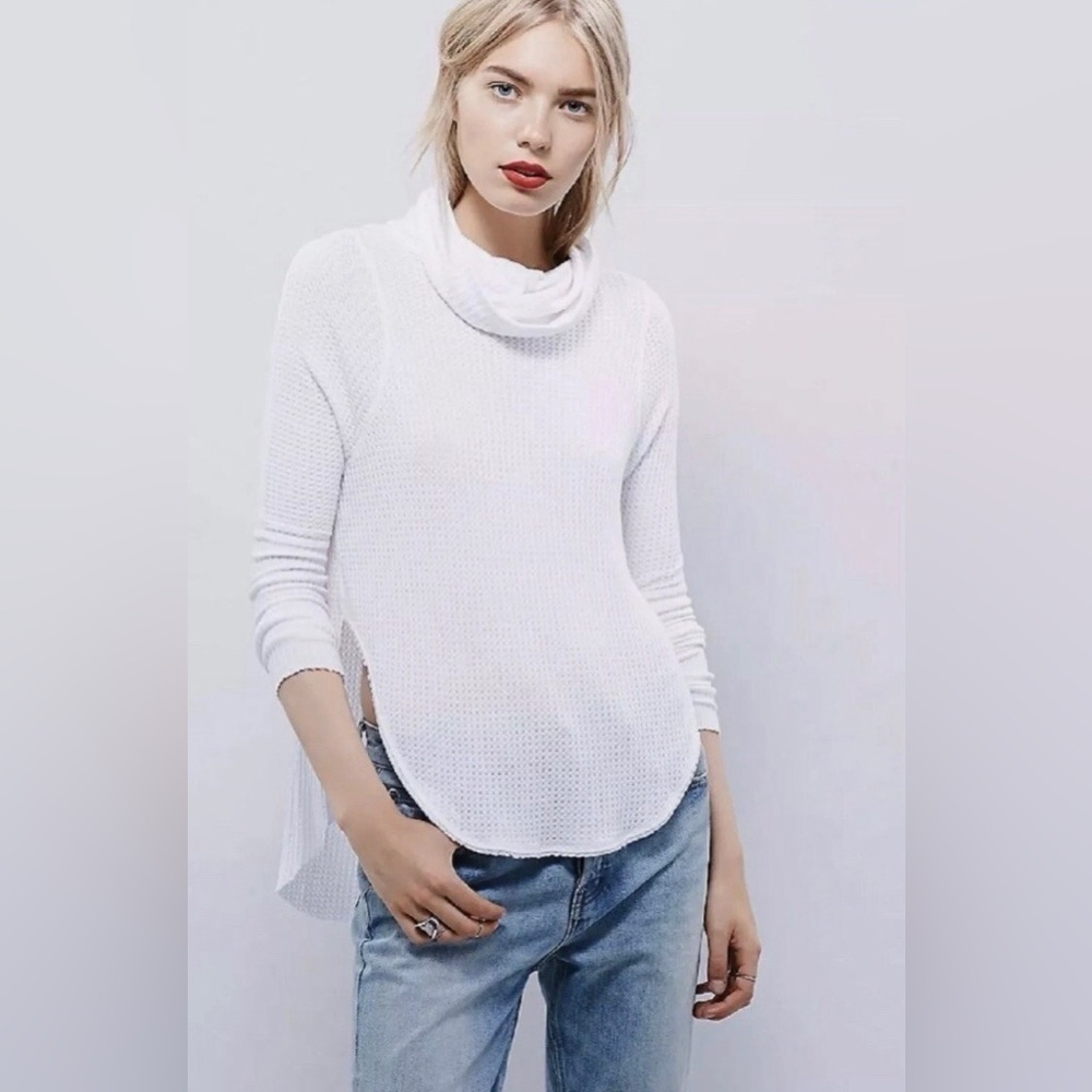 πΈFREE PEOPLE Drippy Thermal Turtleneck